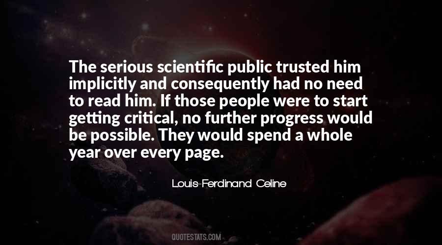 Quotes About Scientific Progress #107169