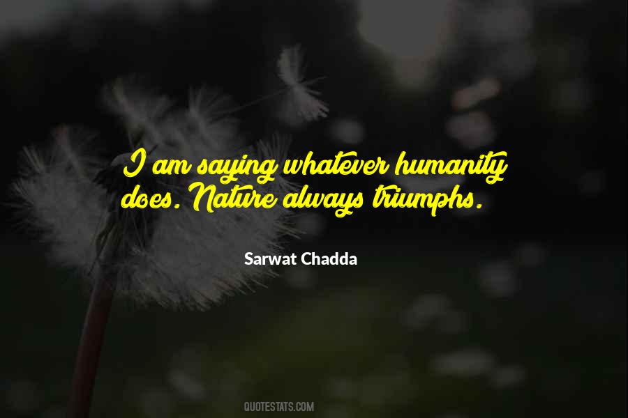 Chadda Quotes #1645398
