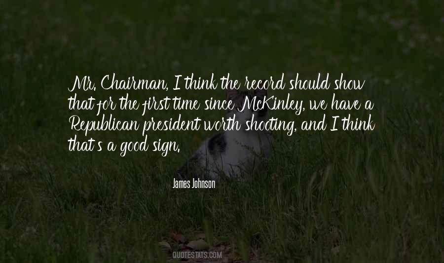 Chairman's Quotes #1156768