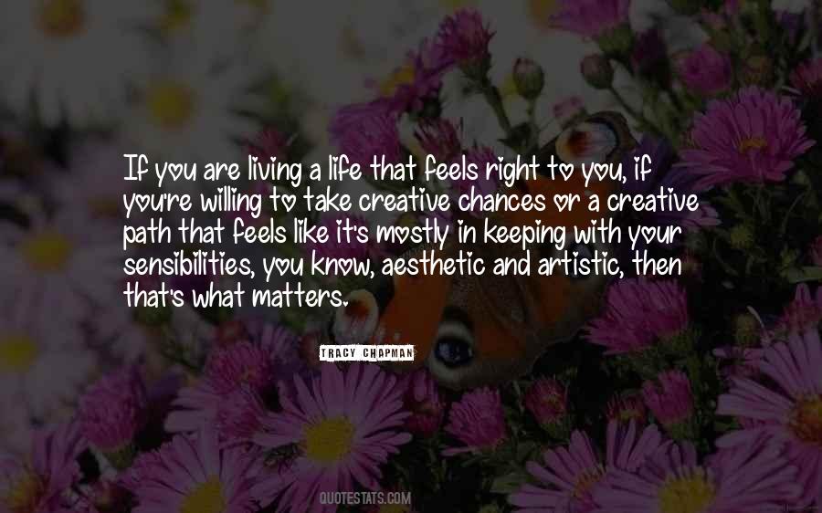 Quotes About What Matters #1223497