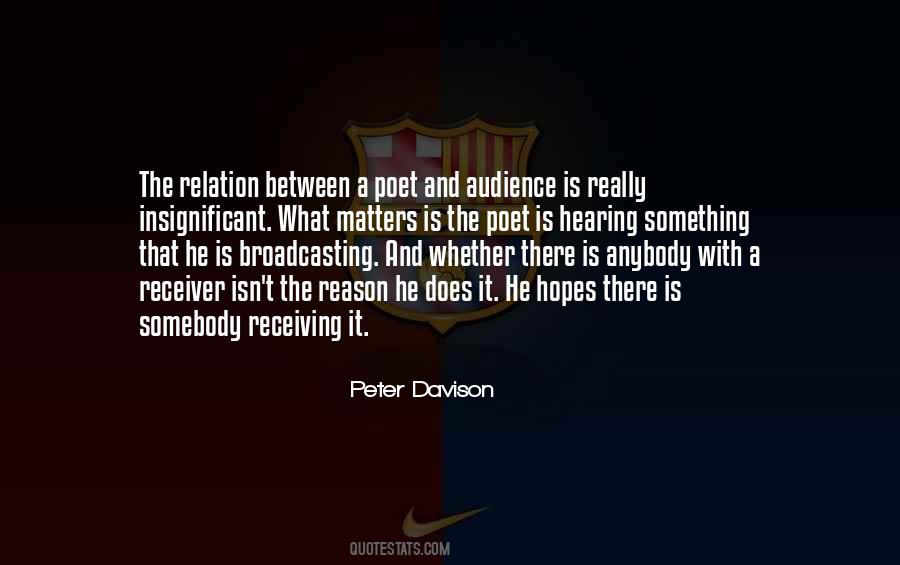 Quotes About What Matters #1377399