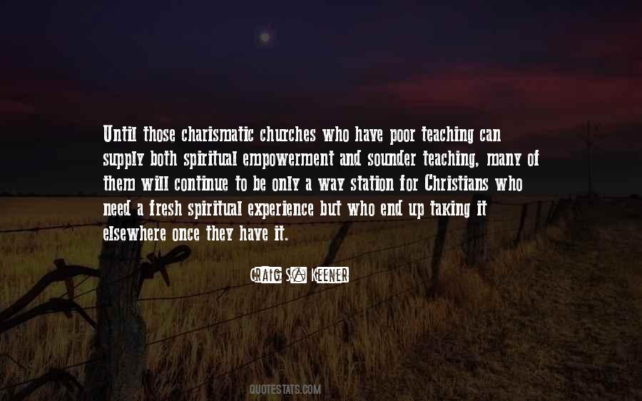 Charismatics Quotes #583031