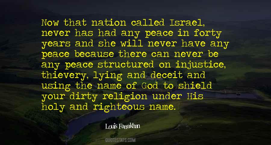 Quotes About Peace In Israel #1487431