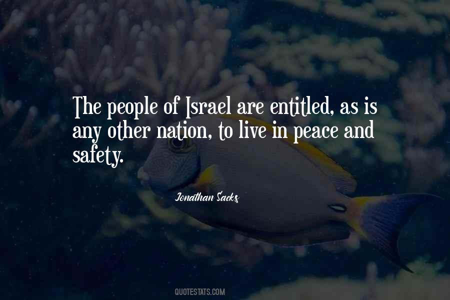 Quotes About Peace In Israel #1538778