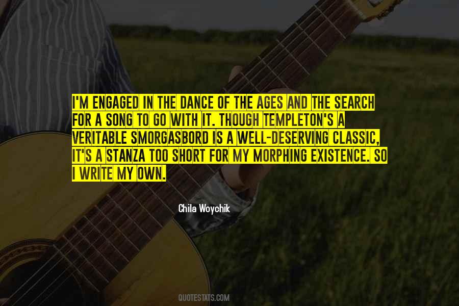 Quotes About Song And Dance #609098