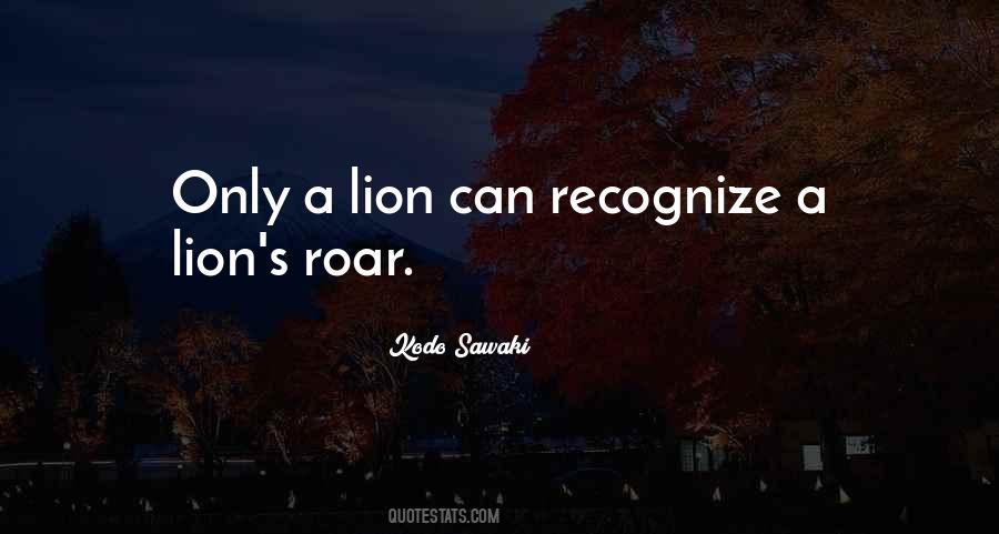 Quotes About A Lion #1738216