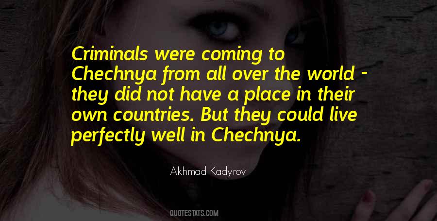 Chechnya's Quotes #824557