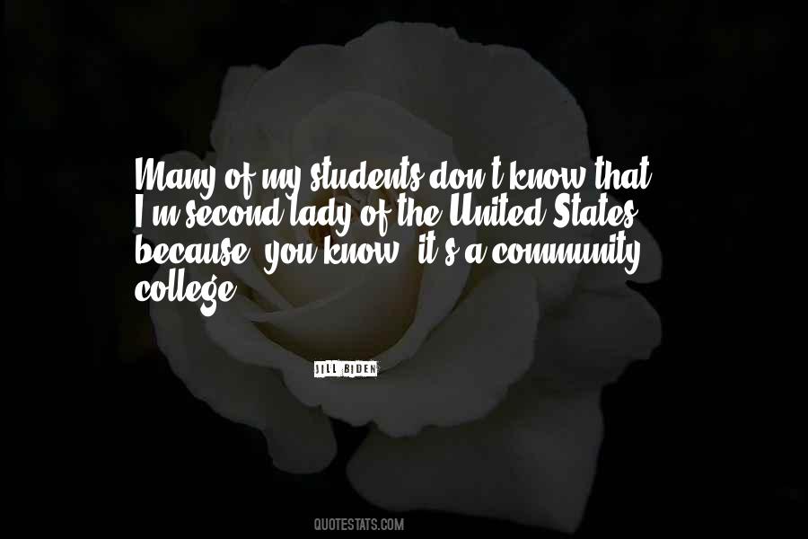 Quotes About Community College #563211