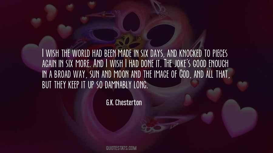 Chesterton's Quotes #1013357