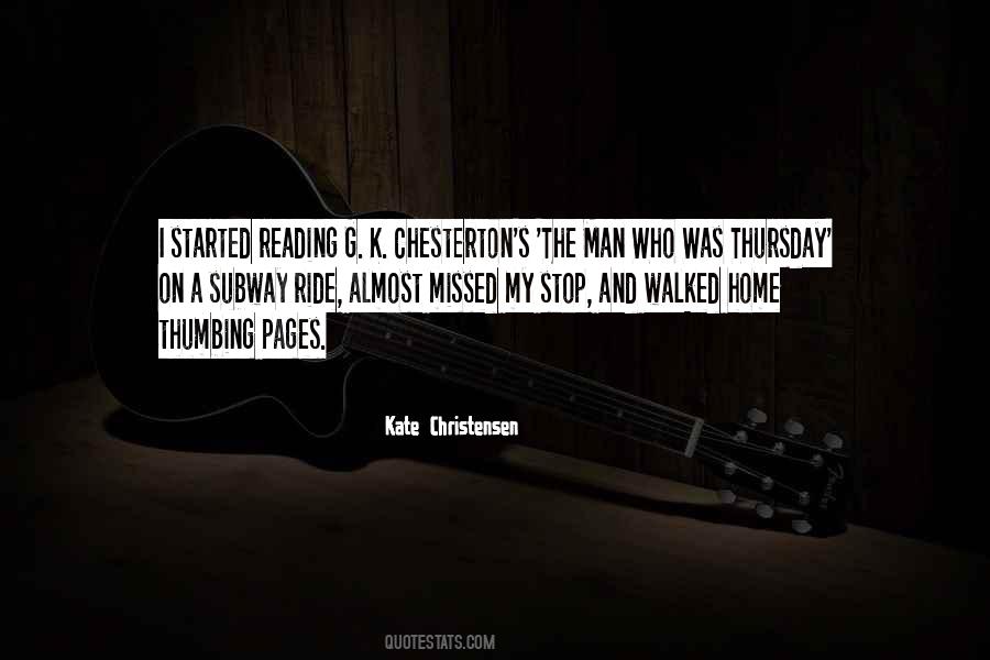 Chesterton's Quotes #1511619