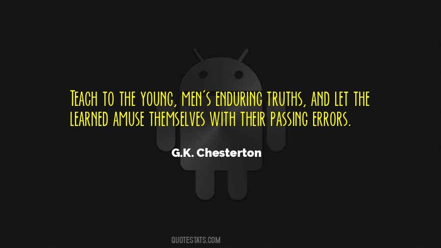 Chesterton's Quotes #1770936