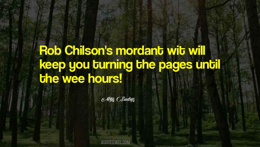 Chilson's Quotes #1667927