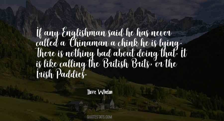 Chinaman's Quotes #1545335