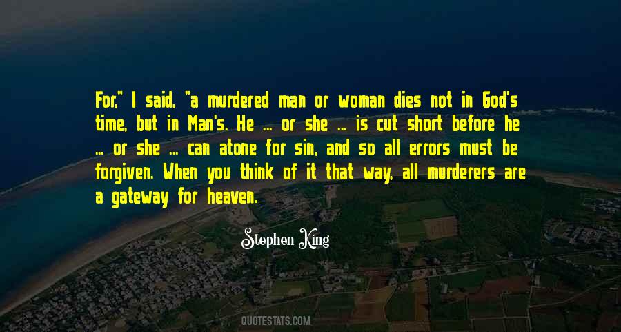 Quotes About Man's Sin #1408927