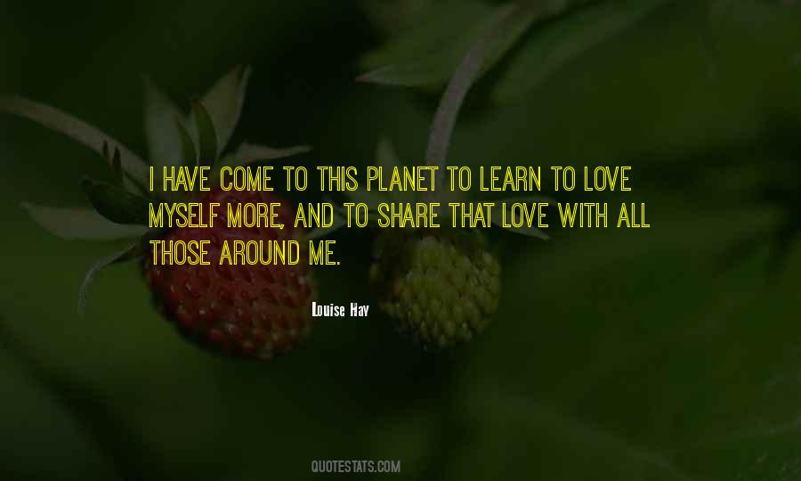 Quotes About Planets And Love #1199817