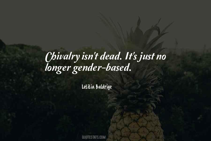 Chivalry's Quotes #1201761