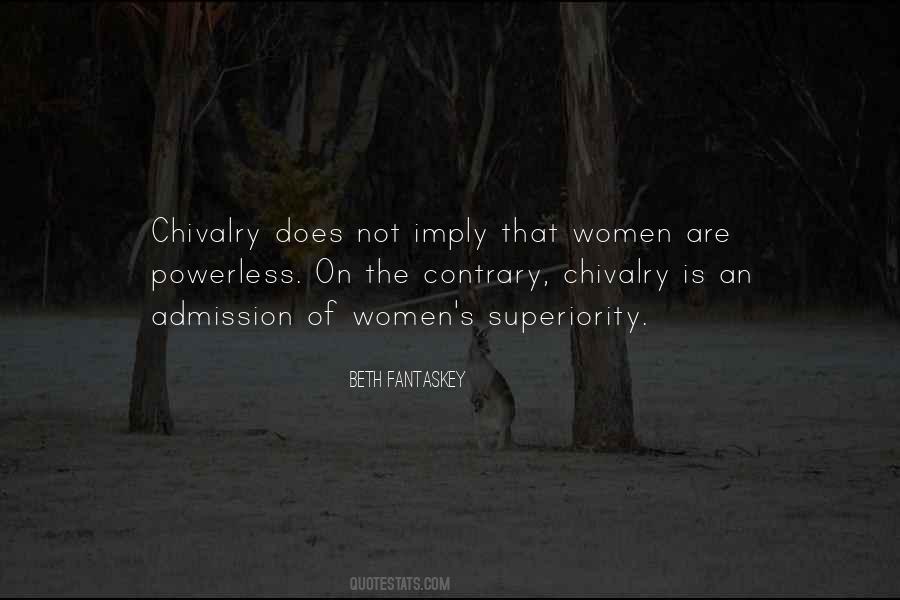 Chivalry's Quotes #207915