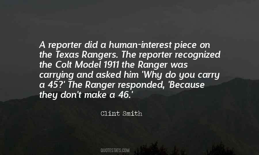 Quotes About Texas Rangers #1240293