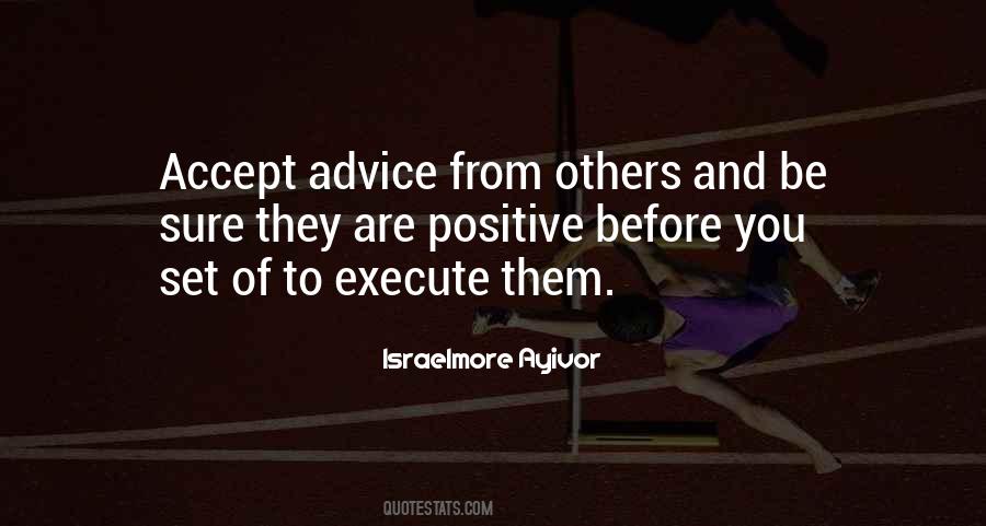 Quotes About Advice From Others #90506