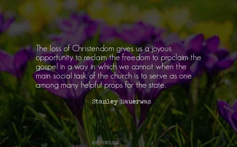 Christendom's Quotes #1007037