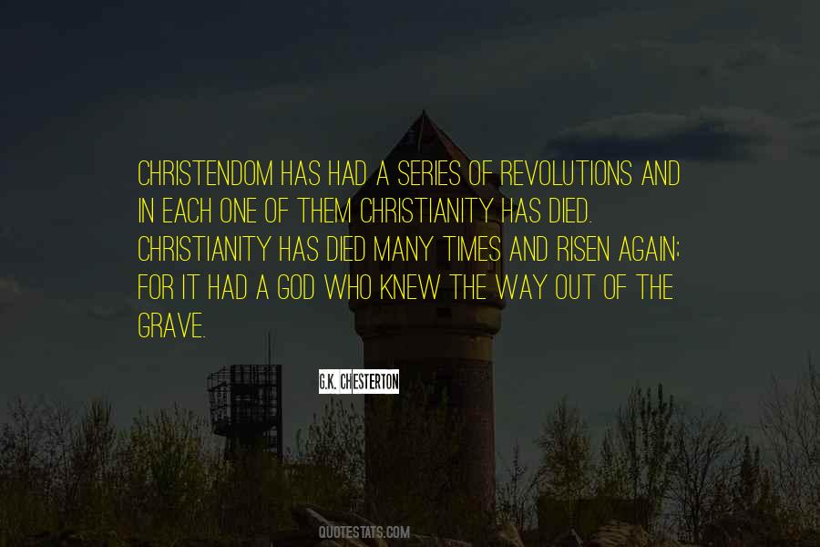 Christendom's Quotes #1612170