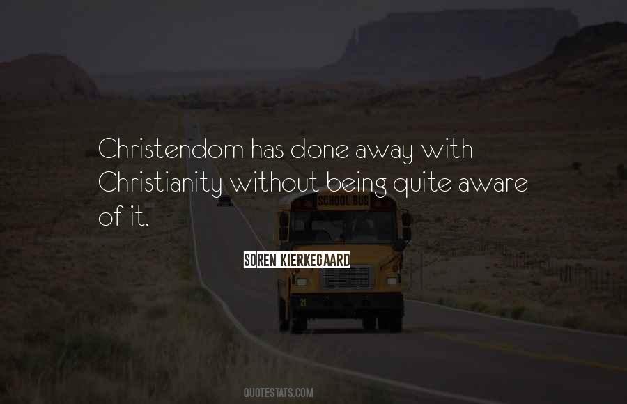 Christendom's Quotes #1786247