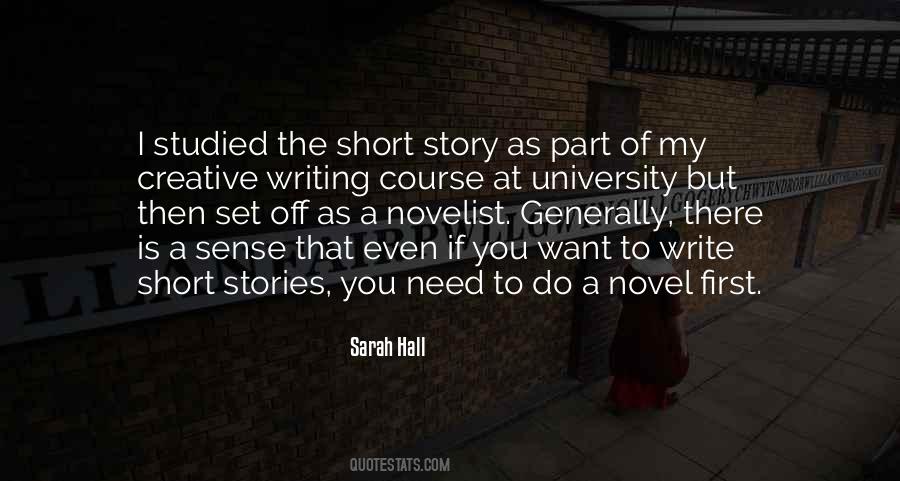 Quotes About Short Story Writing #1218336