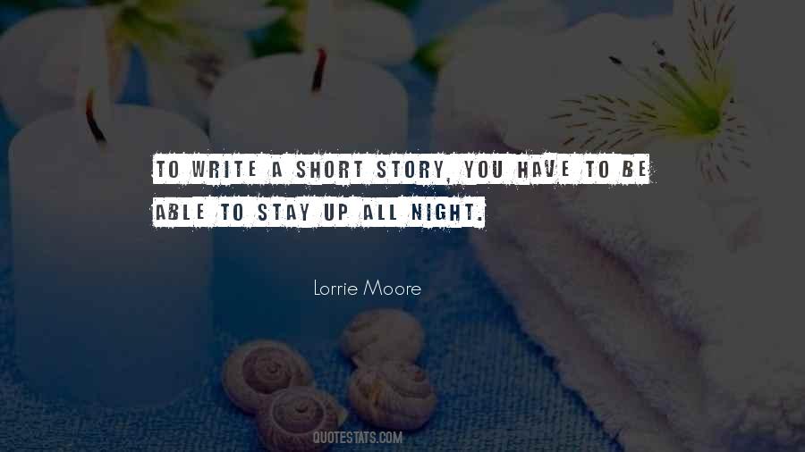 Quotes About Short Story Writing #137878