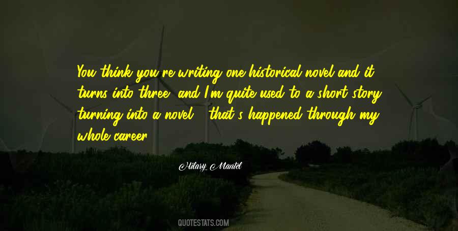 Quotes About Short Story Writing #546289