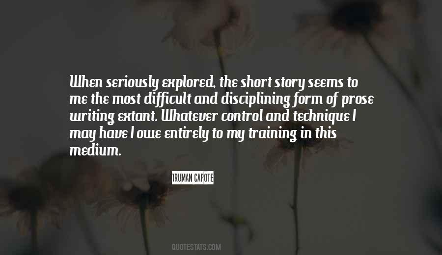 Quotes About Short Story Writing #614924