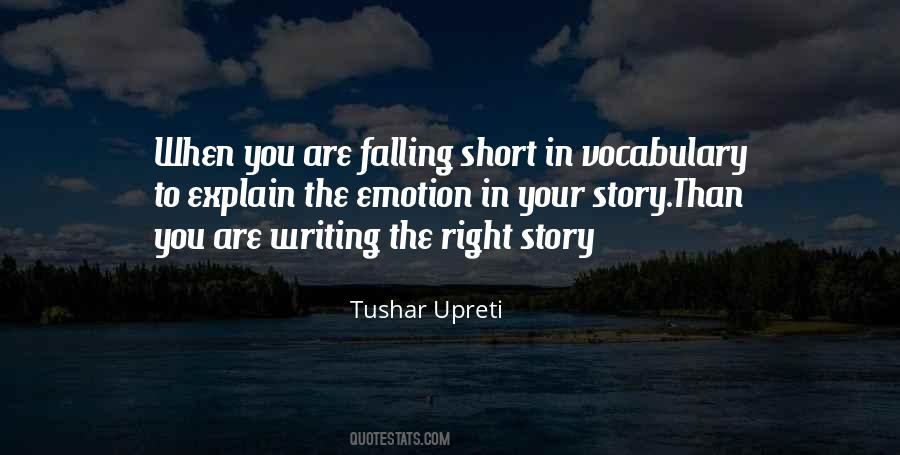 Quotes About Short Story Writing #787602