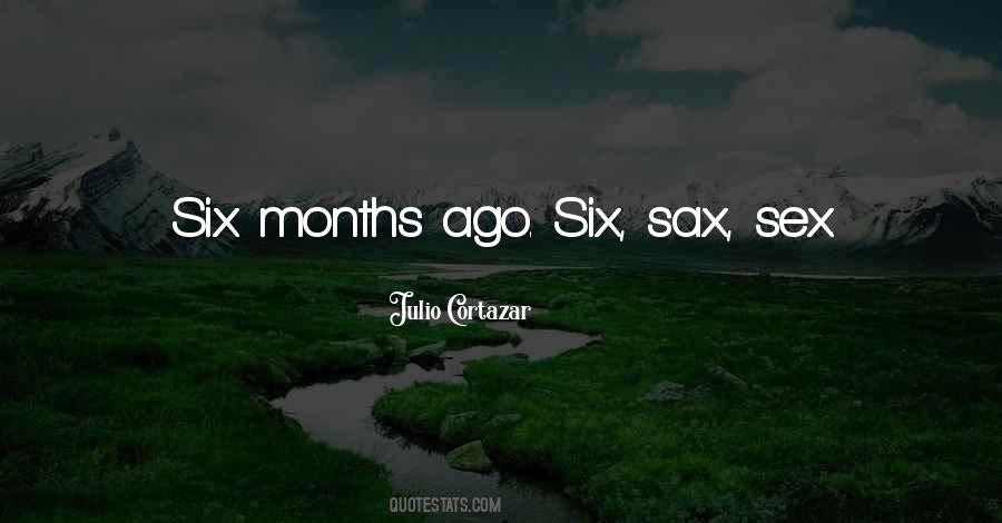 Quotes About Six Months #1391639