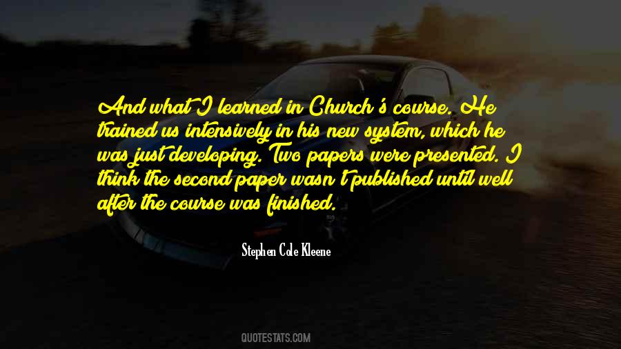 Church's Quotes #1566719