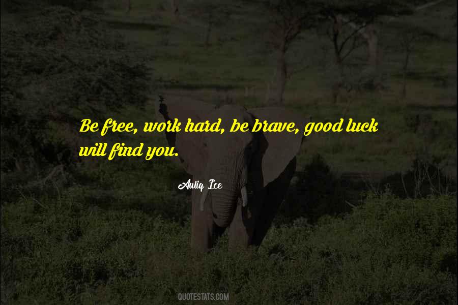 Quotes About Good Luck And Hard Work #275488