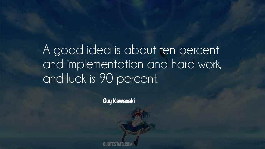 Quotes About Good Luck And Hard Work #403519