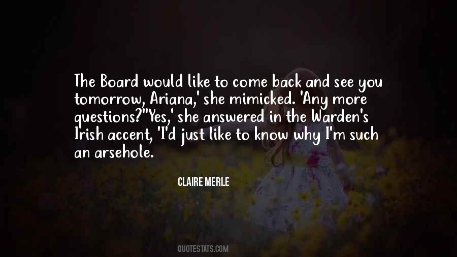 Claire's Quotes #75220