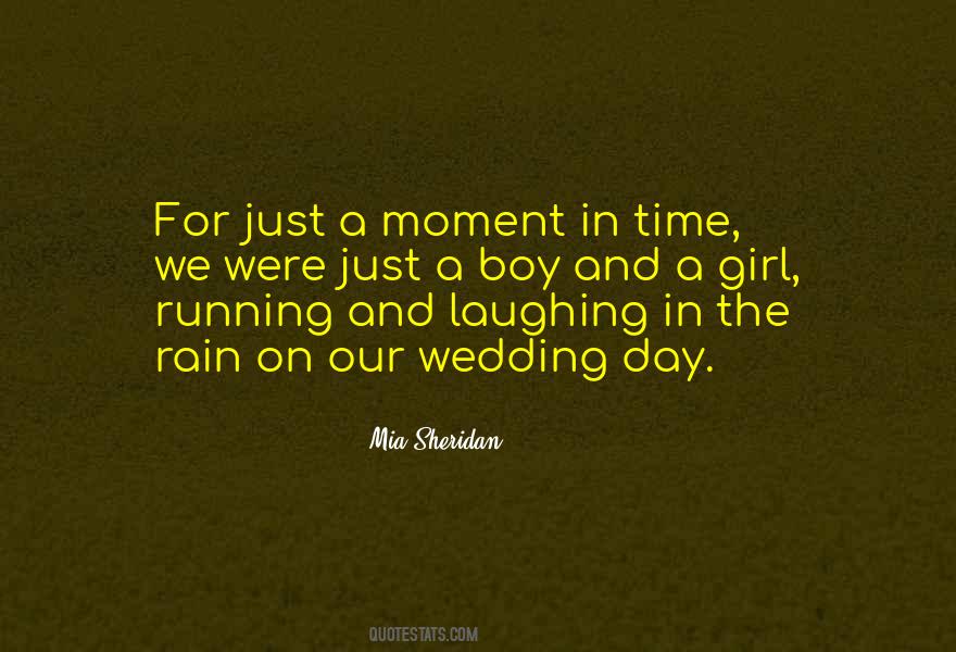 Quotes About Rain On Wedding Day #144325