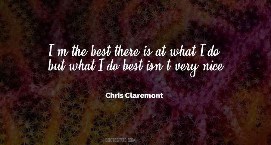 Claremont's Quotes #411666