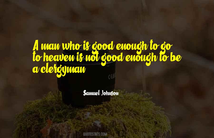 Clergyman's Quotes #1484948