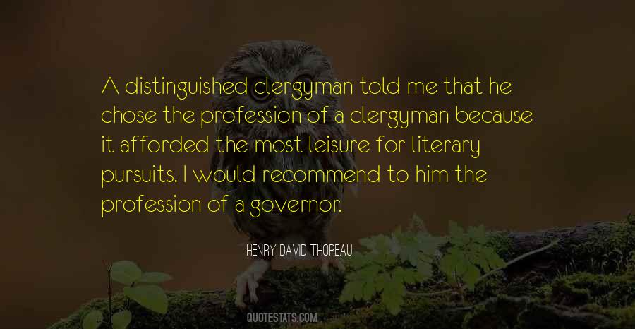 Clergyman's Quotes #1634990