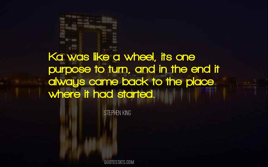 Quotes About Going Back To Where You Started #66179