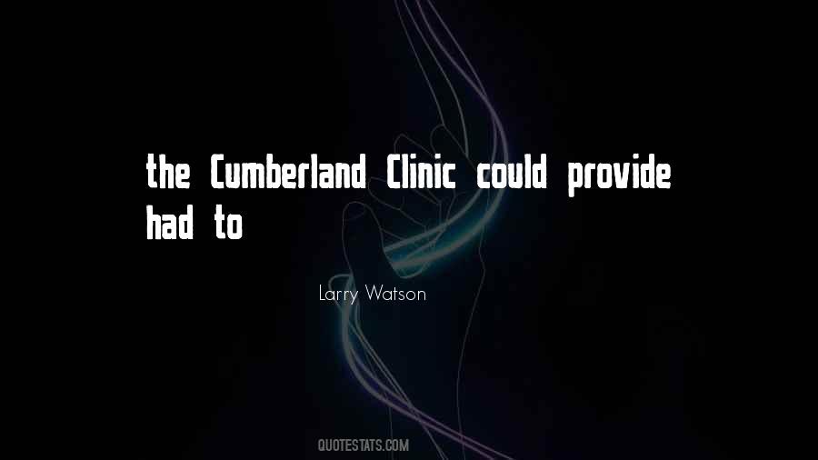 Clinic's Quotes #1442999