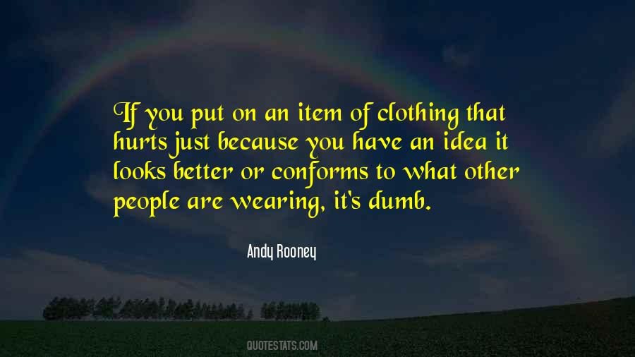 Clothing's Quotes #210187