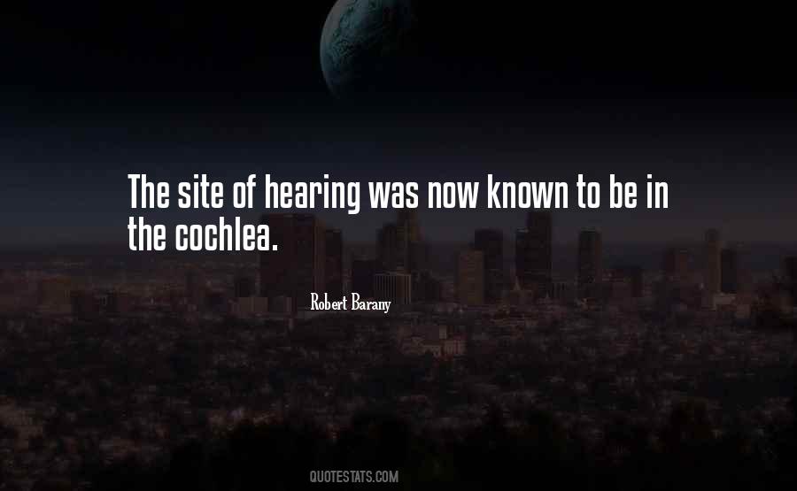 Cochlea Quotes #1576664
