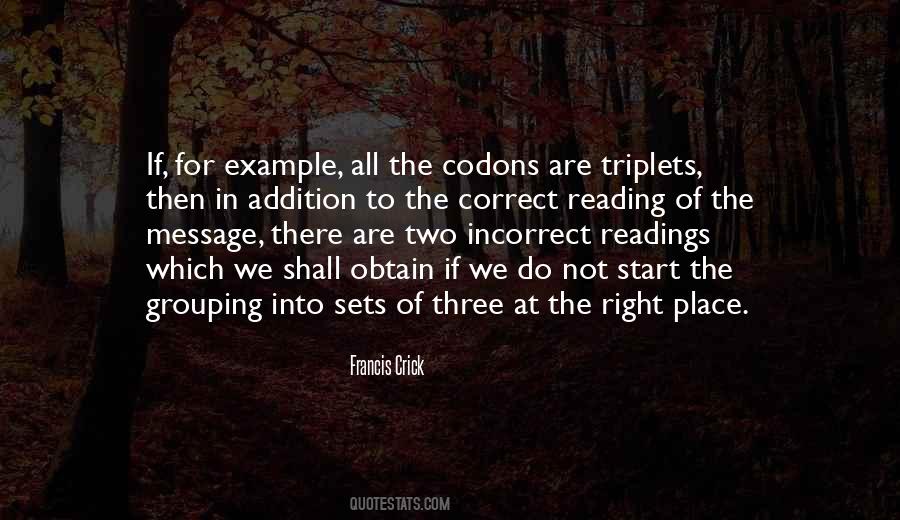 Codons Quotes #12167