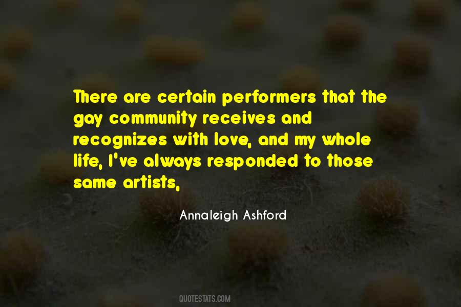 Quotes About Performers #957663