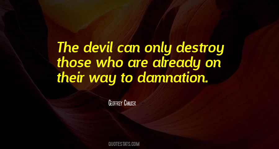 Quotes About Damnation #796217