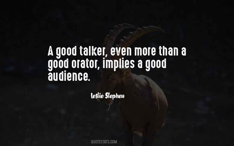 Quotes About Talkers #1628537