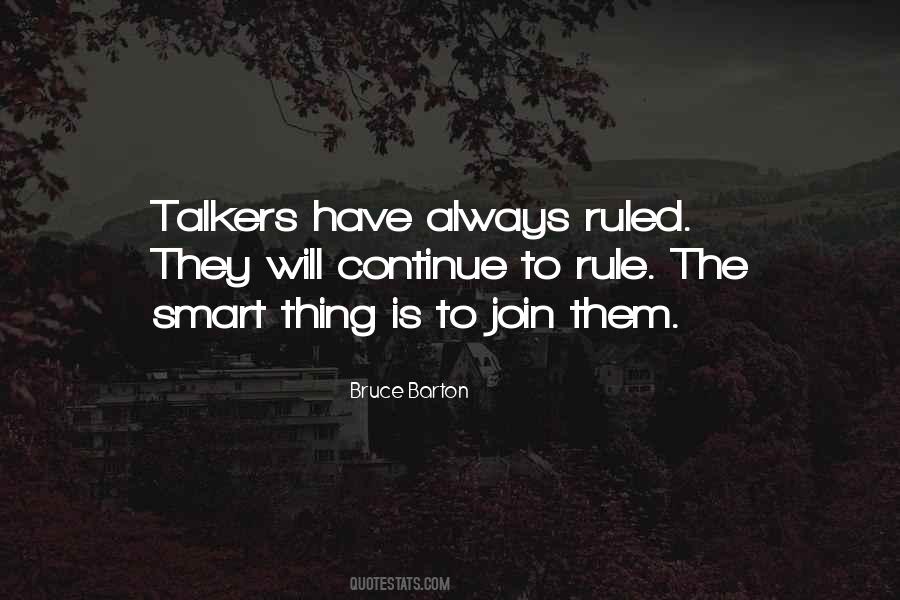 Quotes About Talkers #474263