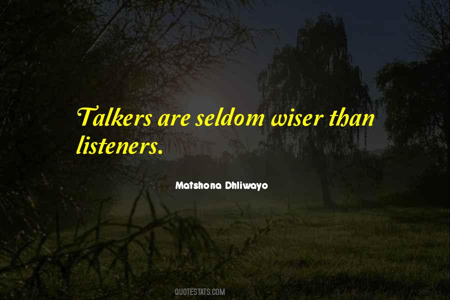 Quotes About Talkers #795560